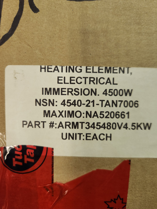 HEATING ELEMENTS ,ELECTRICAL IMMERSION. in Other in Cole Harbour - Image 4