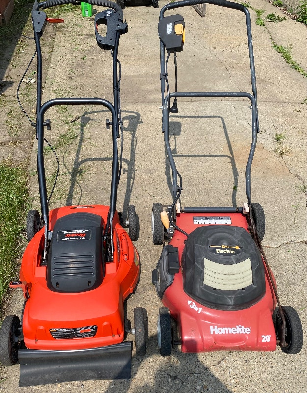 2 LAWNMOWERS Lawnmowers & Leaf Blowers Edmonton Kijiji