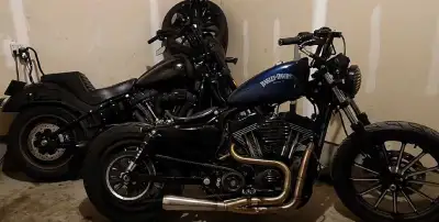 2013 Sportster Iron 883. 6000kms.Upgrades are Stage 1 - 1200cc kit - custom stainless 2 into 1 Fab28...