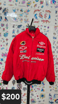 Vintage Dale Earnhardt JR Budweiser jacket XXL
