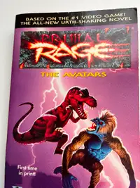 Rare - Primal Rage - The Avatars book by John Vornholt