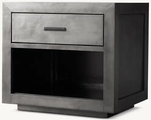 Restoration Hardware La Salle Metal Wrapped Dresser and Two Nigh in Dressers & Wardrobes in Oakville / Halton Region - Image 7