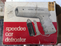 Speedee Car Defroster, 12V, collectable NOS, new in box