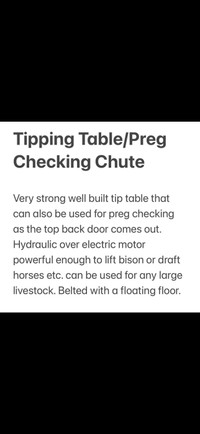 Tipping Table