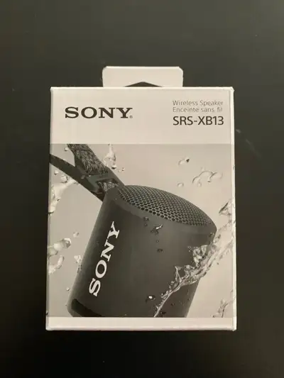 Sony Extra Bass Waterproof Wireless Speaker SRS-XB13 - New, View more