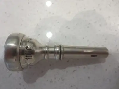 Vincent Bach Cornet Mouthpiece 10 1/2C Silver plated Made in USA, View more