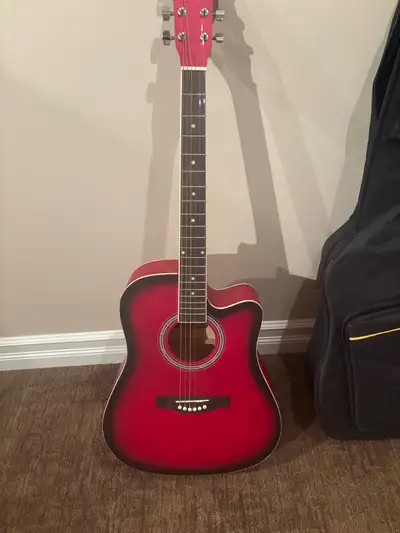 electric acoustic guitar , View more