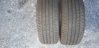 2 sets of 2 tires. 235/55R17. Lots of tread. $140 for each set of 2