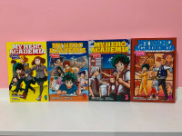 My Hero Academia School Briefs Light Novels Volumes 1-4