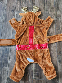 New! Reindeer Dog Costume Large