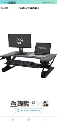 Ergotron – WorkFit-T Standing Desk Converter