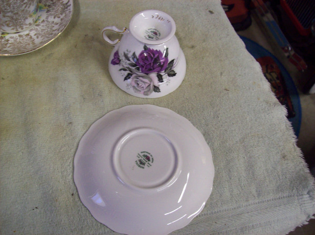 CUP SAUCER BONE CHINA in Arts & Collectibles in Delta/Surrey/Langley - Image 2