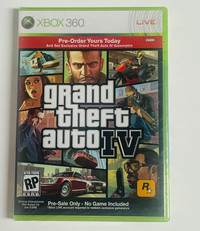 XBOX 360 Grand Theft Auto GTA IV Pre Sale Only