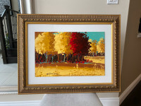 Original Framed Painting by Canadian Artist Serge Dube