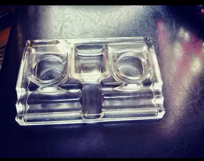 Vintage desk caddy for ink well pen, View more
