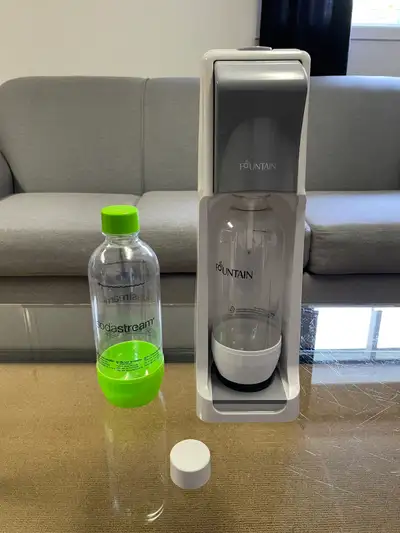 FOUNTAIN Sparkling Water Maker with CO2 Tank + 2 Bottles, View more