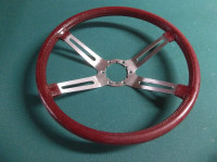 Vintage Oldsmobile four spoke steering wheel  ....... a beauty