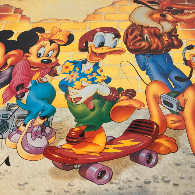 Vintage Disney Mickey Mouse and Friends Retro 80s Wall Art in Arts & Collectibles in Windsor Region - Image 3