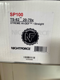 Nightforce TS-82  20-70 straight 