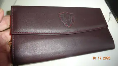 Wallet, by Tilley, never used.  Original card. brown, many pocke, View more