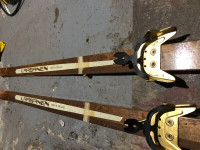 Vintage cross country skis