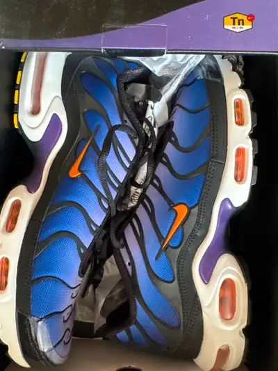 Air Max Plus OG BLACK/Total Orange Size 11 BQ4629002