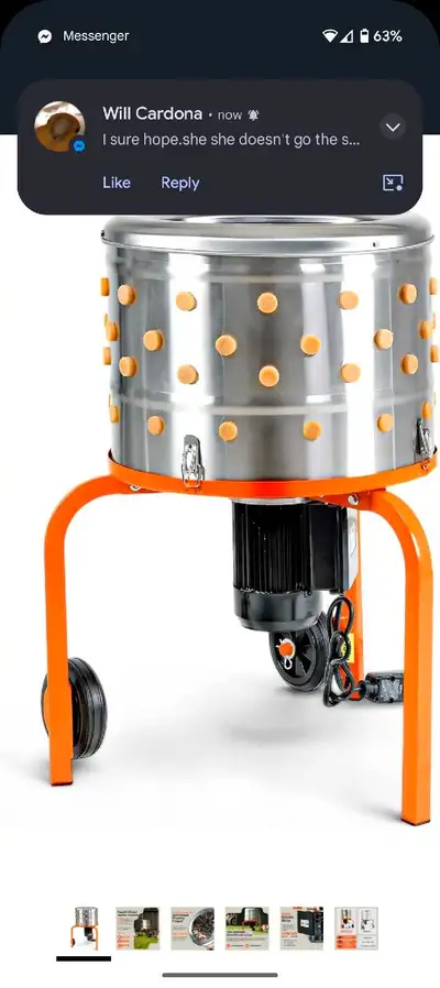 chicken plucker for rent, View more