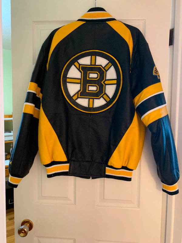 NHL Carl Banks G-III Boston Bruins Leather Jacket in Hockey in Cornwall - Image 2