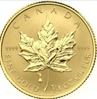 Looking for Canada privy mark 1/4 oz Gold Maple Leaf coins