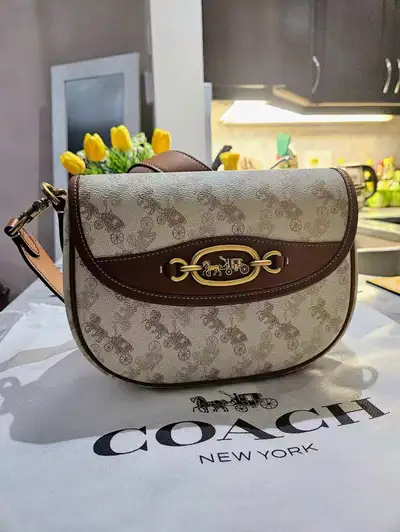 Coach Harley Crossbody Bag featuring the brand's iconic horse , View more
