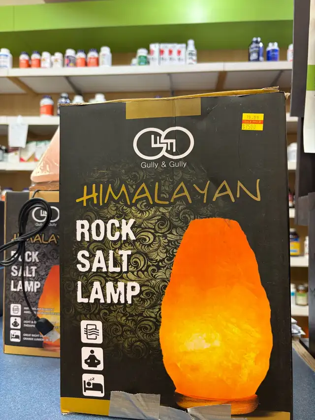 Gully & Gully Himalayan Rock Salt Lamp in Home Décor & Accents in Mississauga / Peel Region - Image 3