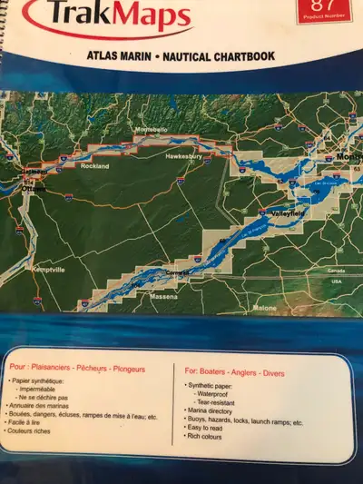 TrakMaps in excellent condition. Call Keith 514-629-1774. $20 each