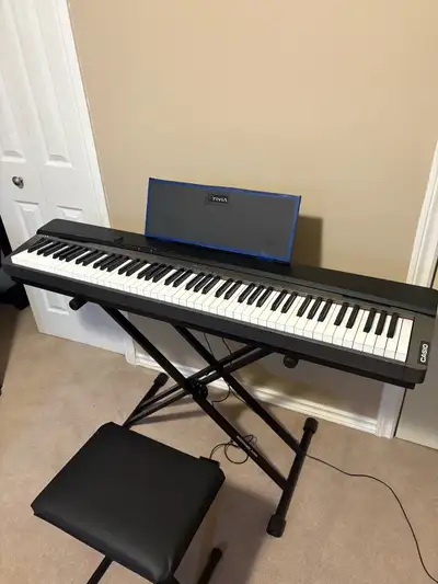 Piano full size weighted keys & accessories in mint condition!, View more