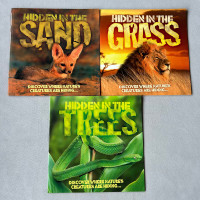 Set of 3 ~ Science Nature Books ~ Hidden In The….