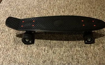 Black skateboard, View more