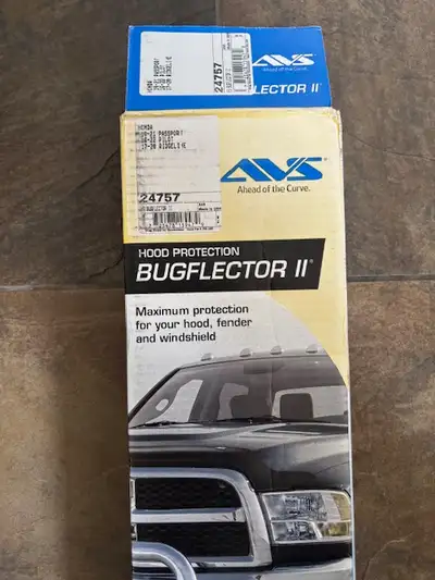 Brand New in the Box. Bugflector with all clips and instructions. Made by Auto Vent Shade- AVS. Smok...