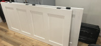 Panneaux en apprêt blanc de style shaker Solid wood Shaker doors