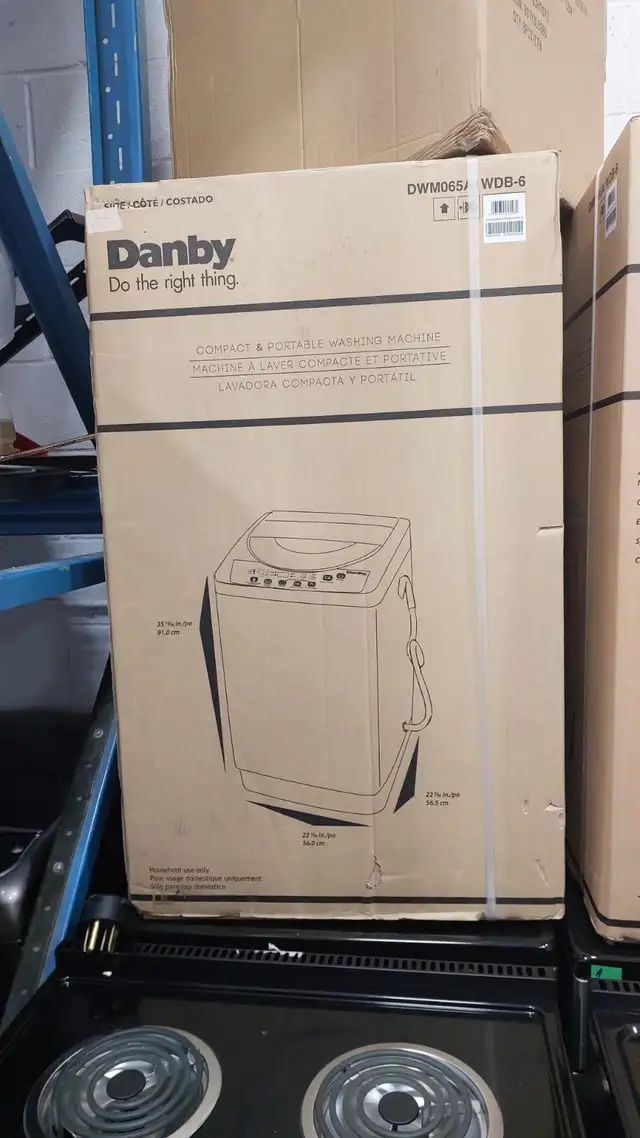 Danby Compact & Portable Washing Machine DWM065A1WDB-6 in Washers & Dryers in Oakville / Halton Region - Image 2