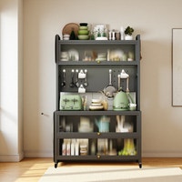 Bakers rack 5 tiers black corner stand Mississauga / Peel Region Toronto (GTA) Preview