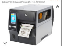 NEW Zebra ZT411 4 in Wide 300 dpi Barcode Printer. ZT41143-T4100