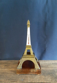 Ancien thermomètre tour Effel Vintage Eiffel tower thermometer