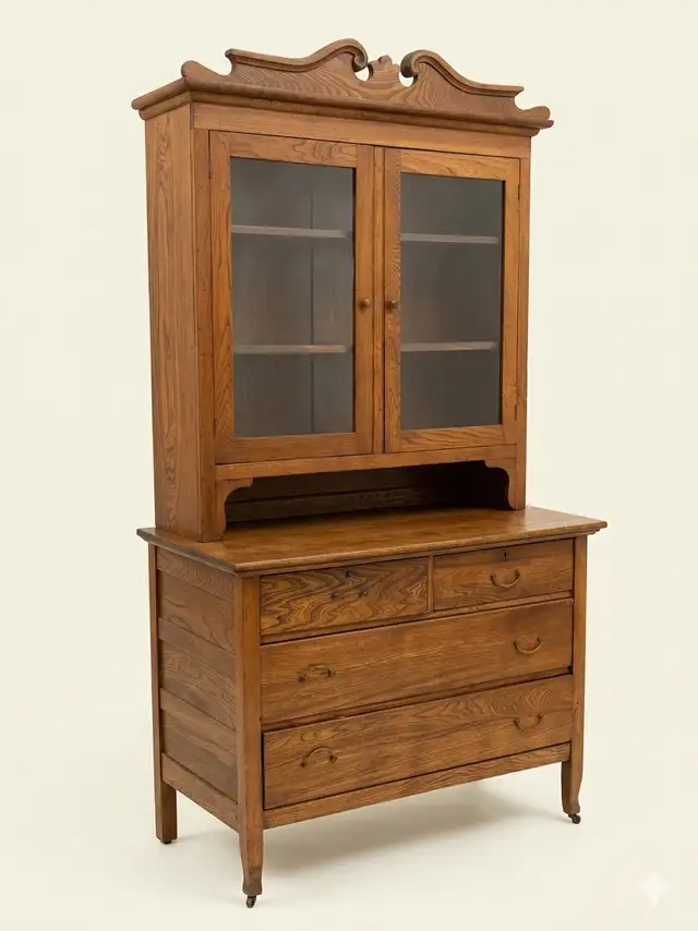 antique Hutch and cabinet in Hutches & Display Cabinets in Oshawa / Durham Region - Image 2