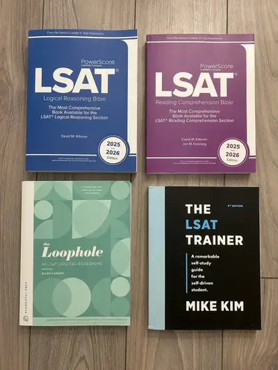 LSAT BOOKS $95, View more