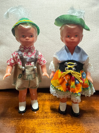 Antique German Boy and Girl Dolls, View more