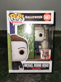 Michael Myers Behind Hedge Funko Pop 