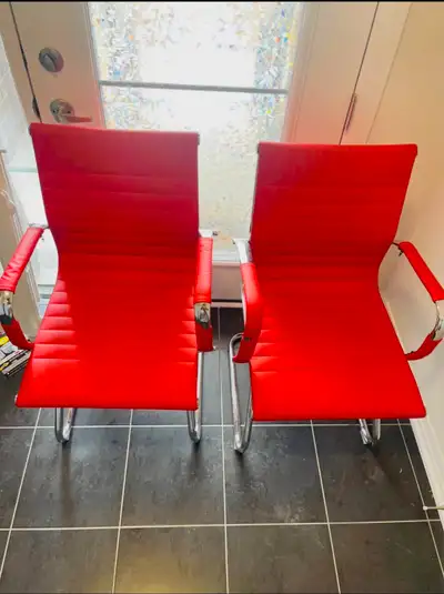 2 office chairs available. Minimal usage. Looks new