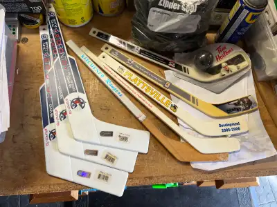 MORE MINI HOCKEY STICKS WOOD PLASTIC GOALIE FORWARD ASSORTED, View more