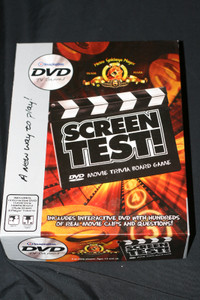 2004 MGM SCREEN TEST DVD TRIVIA BOARD GAME NEW