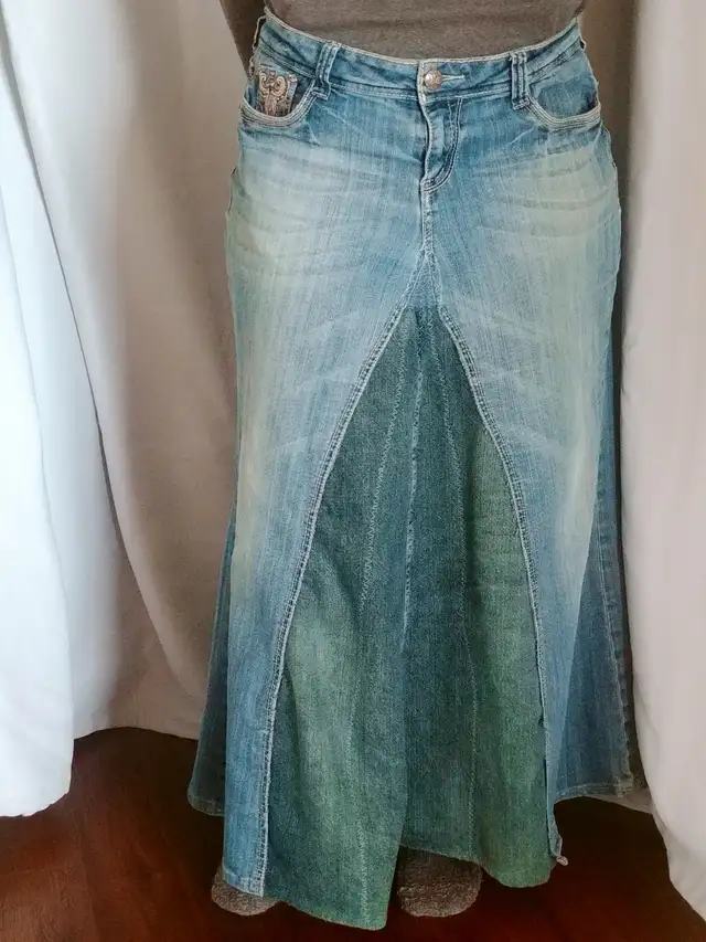 your jeans turned into a maxi skirt in Women's - Dresses & Skirts in Medicine Hat - Image 6