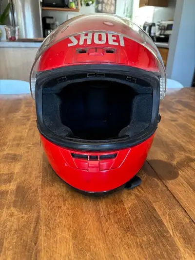 Older Shoei motorcycle helmet. Excellent condition. $150